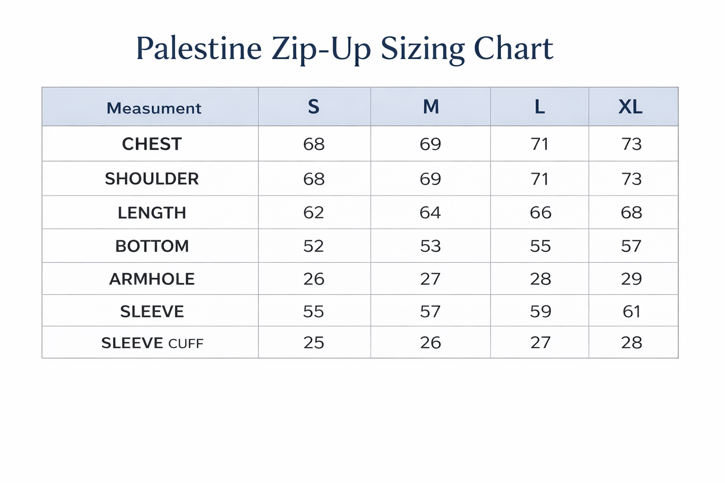 Palestine Zip-Up