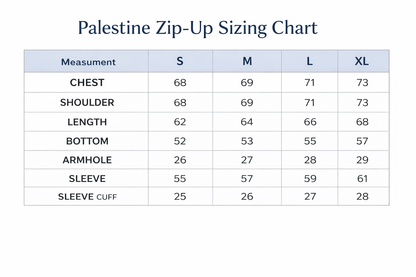 Palestine Zip-Up