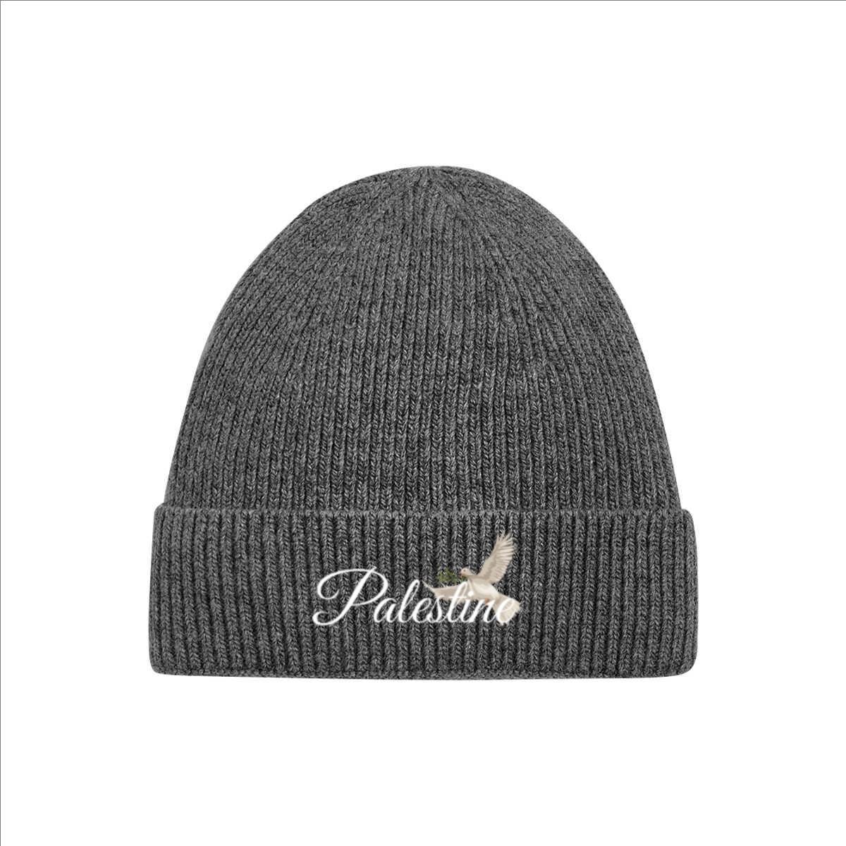 Palestine Dove Embroidered Beanie